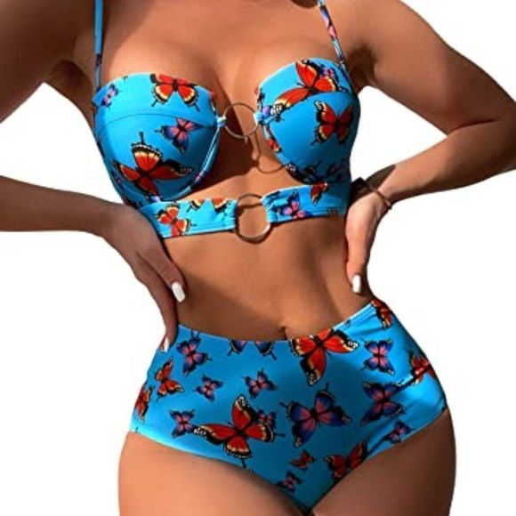 MakeMeChic Women's 2 Piece Swimsuit - Picture 1 of 4